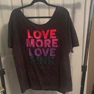 PINK Victoria’s Secret Love More Graphic Tee